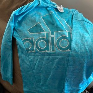 Turquoise Adidas Hoodie Size 14